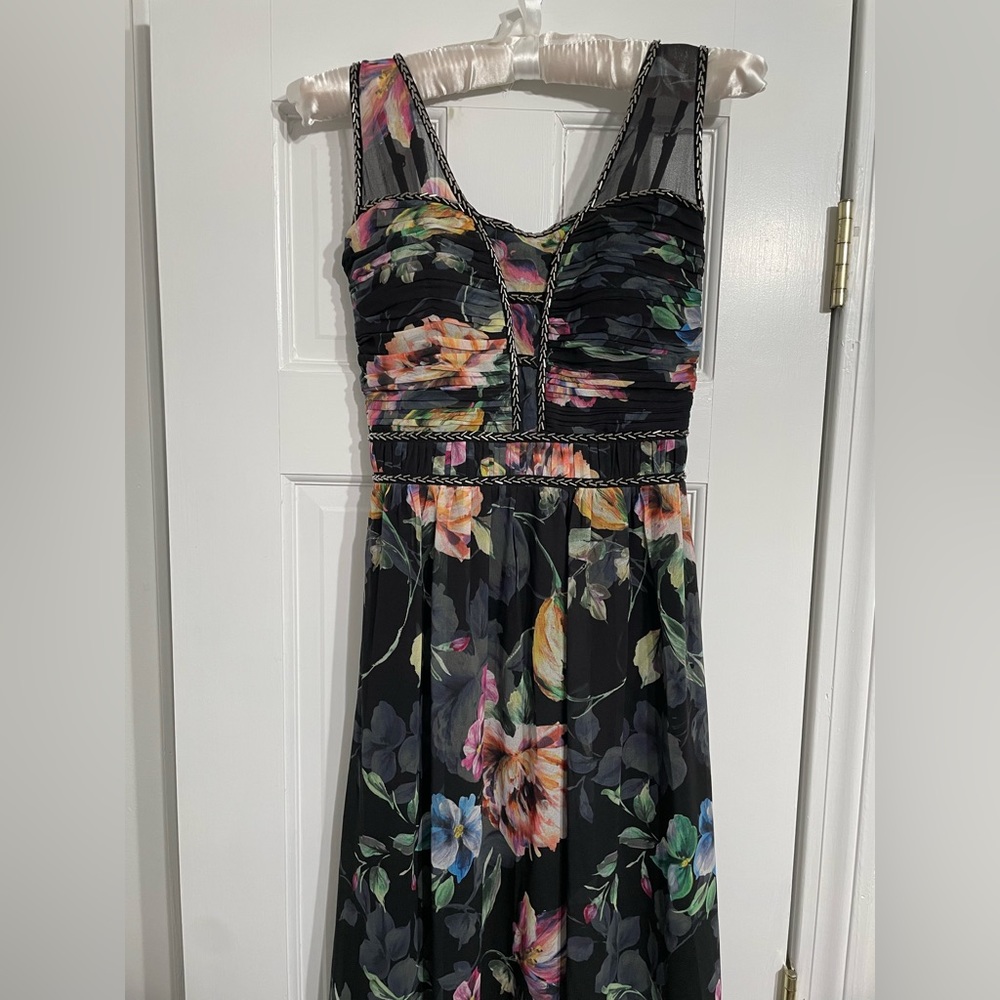 Little Mistress Floral Maxi Dress Size 4